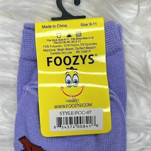 Foozys NEW English Bulldog Socks - Picture 3 of 4